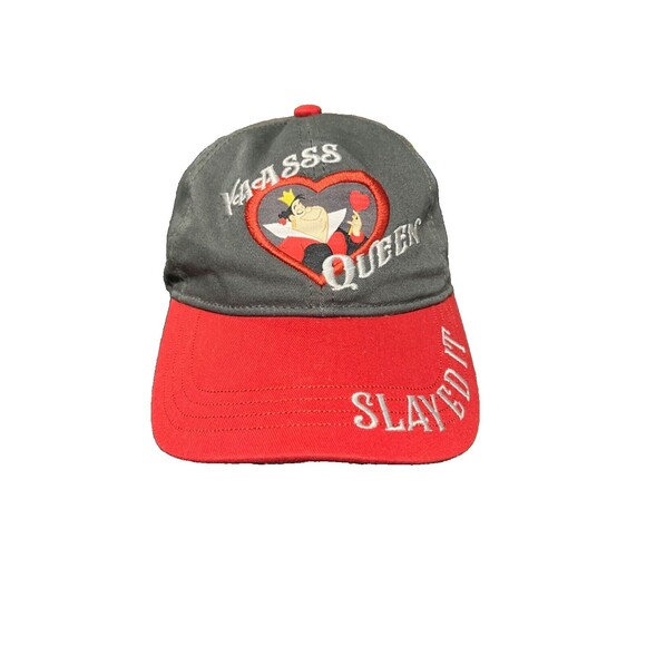 Disney Parks Alice in Wonderland Hat Queen of Hearts Yaasss Queen Slayed It NWT - Picture 4 of 10